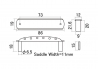 Jazzmaster®/Jaguar® Style Bridge • Chrome