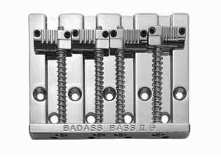 Leo Quan® Badass II Bass Bridge • Chrome • Notched