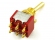 Mini Toggle Switch • 3-Way • On/On/On • Gold