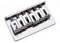 Hardtail Fixed String Through Bridge • 10.8mm • Modern Block Saddles • Chrome