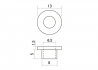 Hosco® Fixing Bushings for Jaguar Jazzmaster Mustang Style Bridges