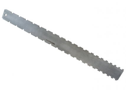 Notched Straightedge for 24-3/4'' (Gibson®) & 25-1/2'' (Fender®) Scale Necks