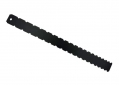 Notched Straightedge for 24-3/4" (Gibson®) & 25-1/2" (Fender®) Scale Necks • Black
