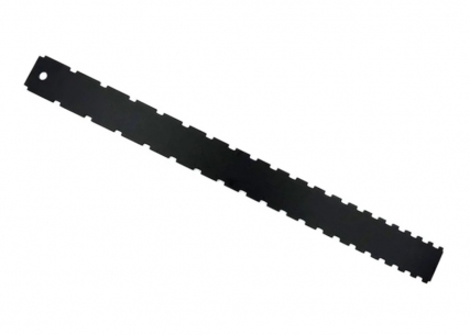 Notched Straightedge for 24-3/4" (Gibson®) & 25-1/2" (Fender®) Scale Necks • Black