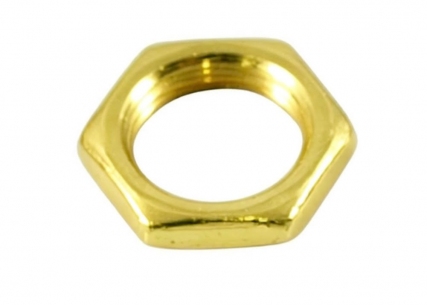 Nut for Potentiometer or Jack Socket • USA • Gold
