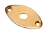 Gotoh® Oval Football Jackplate • Curved • Gold