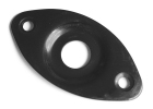 Oval Football Jackplate • Curved and Recessed • Black