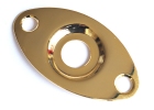 Oval Football Jackplate • Curved and Recessed • Gold