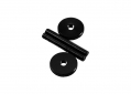 Threaded Post Studs and Thumbwheels for Tune-O-Matic Bridge • M4 x 30mm • Black