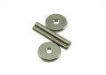 Threaded Post Studs and Thumbwheels for Tune-O-Matic Bridge • M4 x 30mm • Chrome