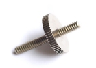 Threaded Post Studs and Thumbwheels for Tune-O-Matic Bridge • Old Style • Nickel