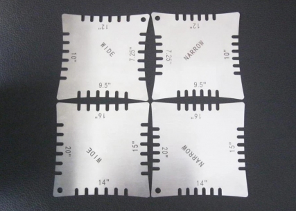 Radius Gauges • Notched (Set of 4)