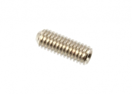 Bridge Saddle Height Set Screw • Metric • Allen • Nickel • Med (8 mm)