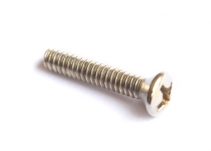 Single Coil Pickup Height Screw • Countersunk • Nickel