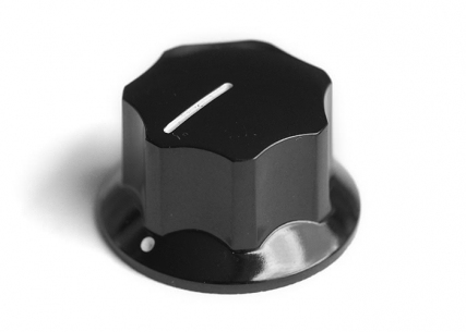 Fender® Style Skirted Knob w/White Line • Large
