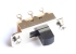 Switchcraft® Slide Switch • 2-Way (Jaguar®/Jazzmaster® Style) • Black Tip