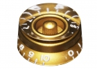 Speed Knob • Multifit USA & Metric • Gold • Embossed Numbers