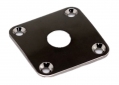 Gotoh® Square LP® Style Jackplate • Curved Metal • Cosmo Black