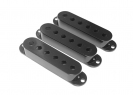 Stratocaster® Style Single Coil Pickup Covers • Black