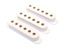 Stratocaster® Style Single Coil Pickup Covers • White