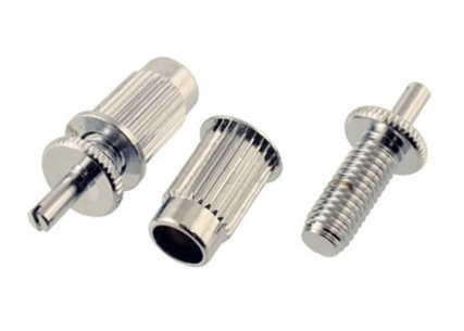 Conversion Studs and Anchors for Tune-O-Matic Bridge • Chrome