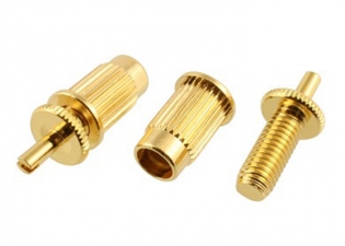 Conversion Studs and Anchors for Tune-O-Matic Bridge • Gold