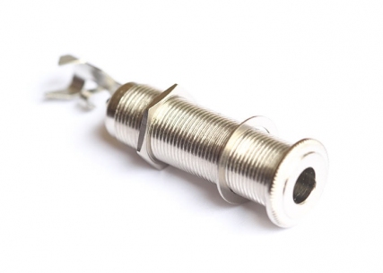 Switchcraft® Threaded Barrel Output Jack Socket • Mono • Nickel