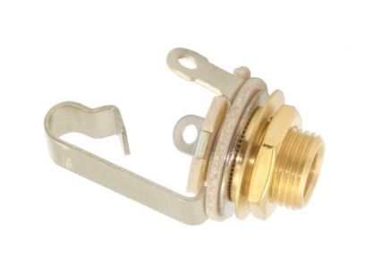 Switchcraft® Output Jack Socket • Mono • Gold