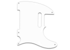 Telecaster® Style Pickguard • 5 Hole • White Thin