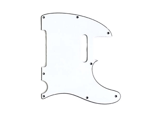 white pickguard