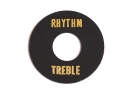 Gibson® Style Rhythm/Treble Selector Switch Ring • Black
