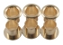 Kluson® Vintage Style Stamped Eyelet Tuner Bushing • Gold