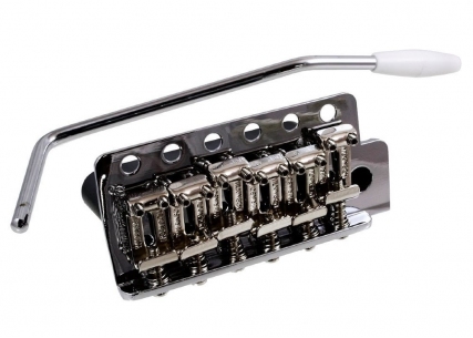 Wilkinson® Vintage Stratocaster® Style Tremolo Bridge • 10.8mm Stamped Saddles • Steel Block • Chrome